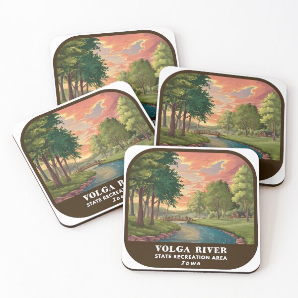 Item preview, Vintage Volga River State Recreation Area (Iowa State Park) designed and sold by RabbitK.