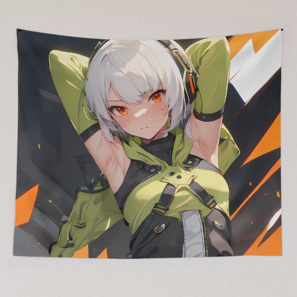 Item preview, Anby Demara Zenless Zone Zero Game Girl Waifu Energetic Cyberpunk Glow designed and sold by reinazenka.