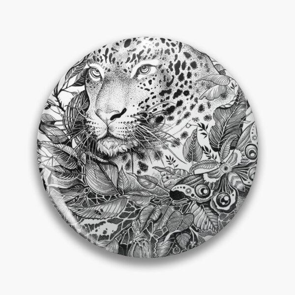 Item preview, Black And White Jungle Leopard designed and sold by LoyalJohnston.