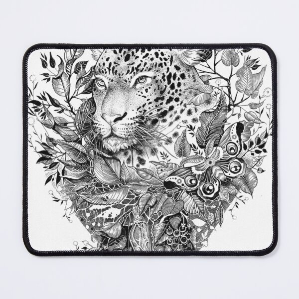 Item preview, Black And White Jungle Leopard designed and sold by LoyalJohnston.