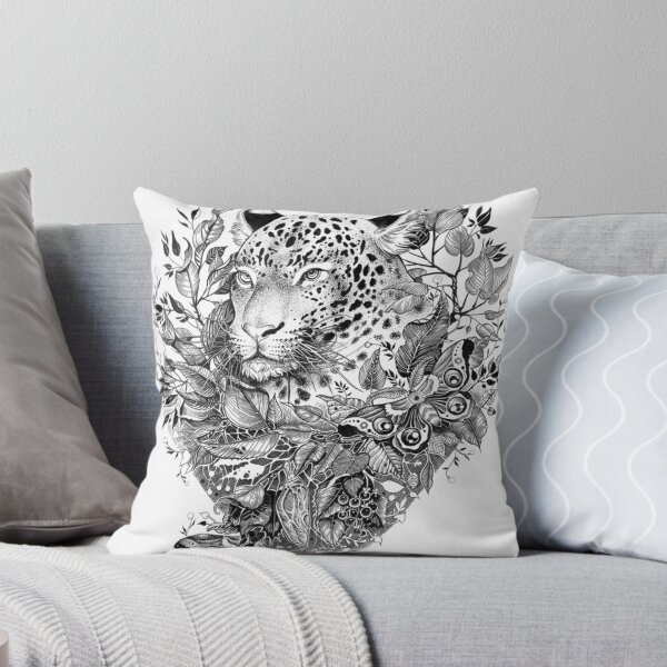 Item preview, Black And White Jungle Leopard designed and sold by LoyalJohnston.