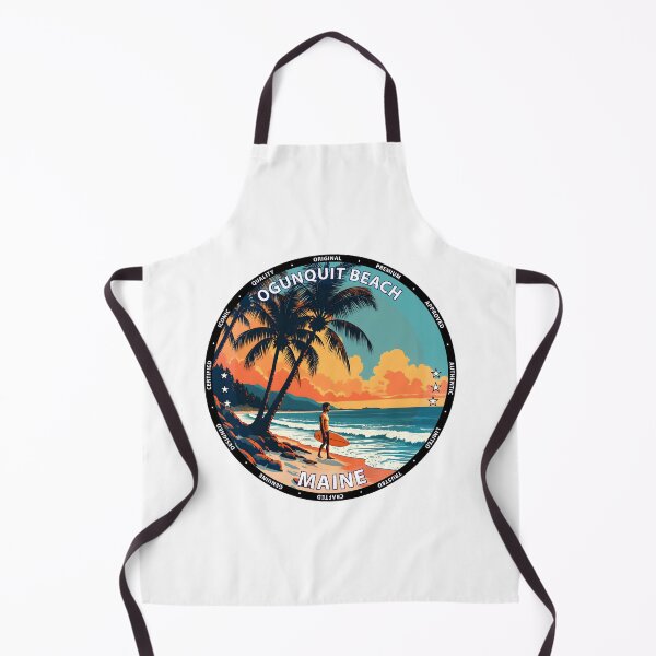 Item preview, Ogunquit Beach – Maine USA - Surf lifestyle rocky coastline waves designed and sold by inkNext.