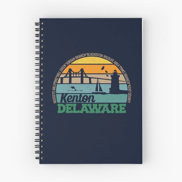 Item preview, Kenton Delaware Retro Sunset Local Pride Logo  designed and sold by CRHPOD20.