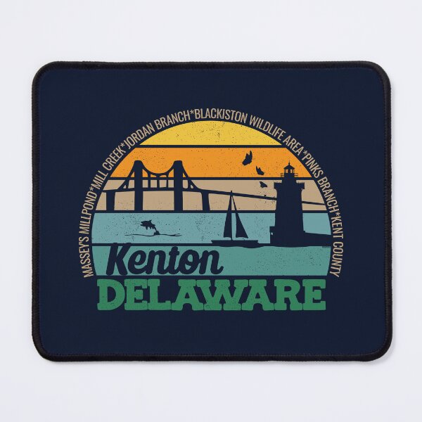 Item preview, Kenton Delaware Retro Sunset Local Pride Logo  designed and sold by CRHPOD20.