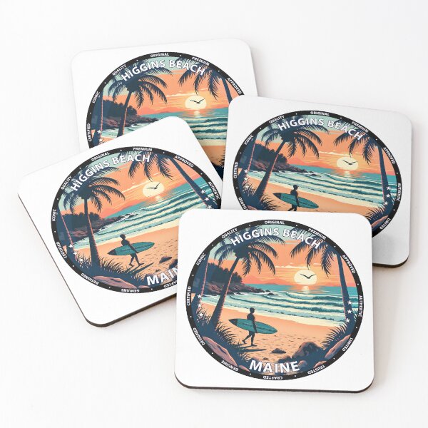 Item preview, Higgins Beach – Maine USA - Surf lifestyle rugged Atlantic waves designed and sold by inkNext.