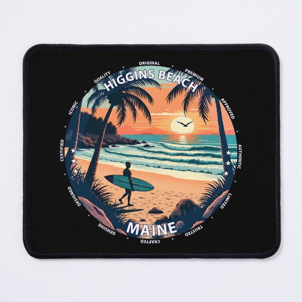 Item preview, Higgins Beach – Maine USA - Surf lifestyle rugged Atlantic waves designed and sold by inkNext.