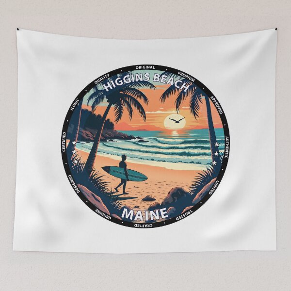 Item preview, Higgins Beach – Maine USA - Surf lifestyle rugged Atlantic waves designed and sold by inkNext.