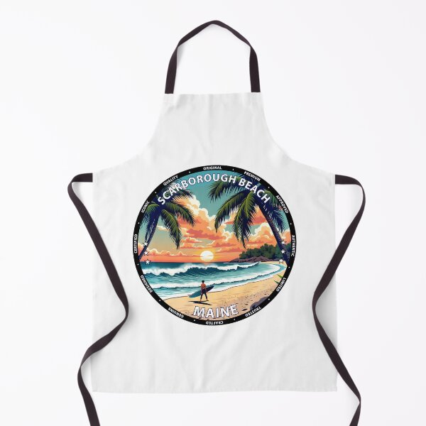 Item preview, Scarborough Beach – Maine USA - Surf lifestyle sandy coastal waves designed and sold by inkNext.