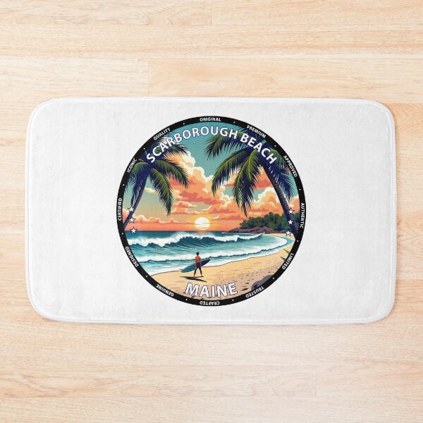 Item preview, Scarborough Beach – Maine USA - Surf lifestyle sandy coastal waves designed and sold by inkNext.