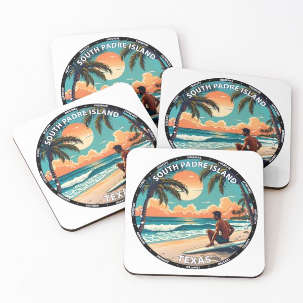 Item preview, South Padre Island – Texas USA - Surf lifestyle Gulf Coast waves designed and sold by inkNext.