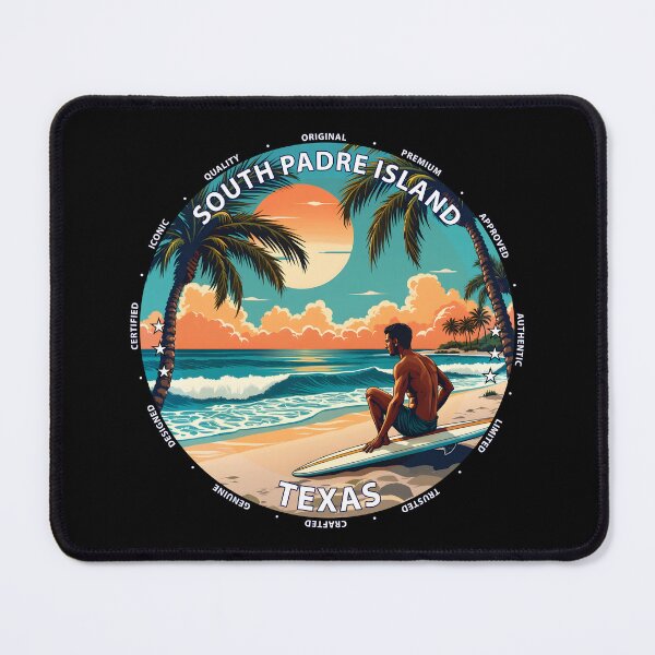 Item preview, South Padre Island – Texas USA - Surf lifestyle Gulf Coast waves designed and sold by inkNext.