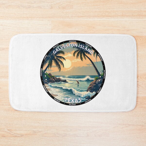 Item preview, Galveston Island – Texas USA - Surf lifestyle coastal Gulf waves designed and sold by inkNext.