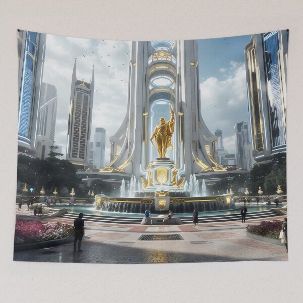 Item preview, Guardian Plaza  designed and sold by ArtBarnes.
