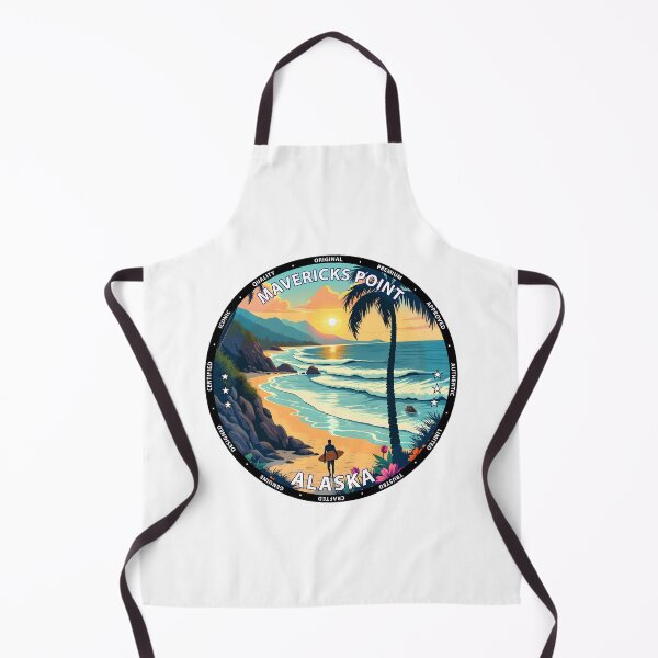 Item preview, Mavericks Point – Alaska USA - Surf lifestyle extreme cold water waves designed and sold by inkNext.