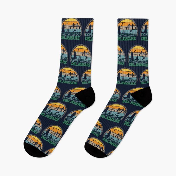 Item preview, Kitts Hummock Delaware Retro Sunset Local Pride Logo  designed and sold by CRHPOD20.