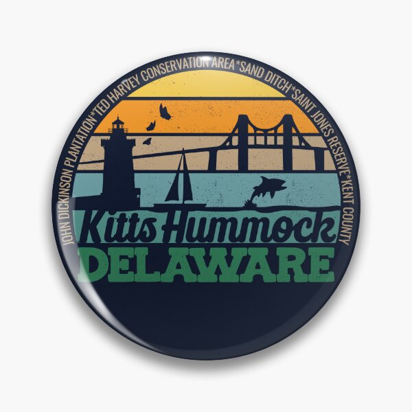 Item preview, Kitts Hummock Delaware Retro Sunset Local Pride Logo  designed and sold by CRHPOD20.