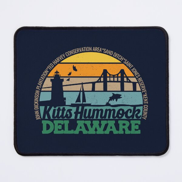 Item preview, Kitts Hummock Delaware Retro Sunset Local Pride Logo  designed and sold by CRHPOD20.