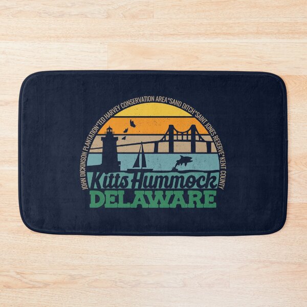 Item preview, Kitts Hummock Delaware Retro Sunset Local Pride Logo  designed and sold by CRHPOD20.