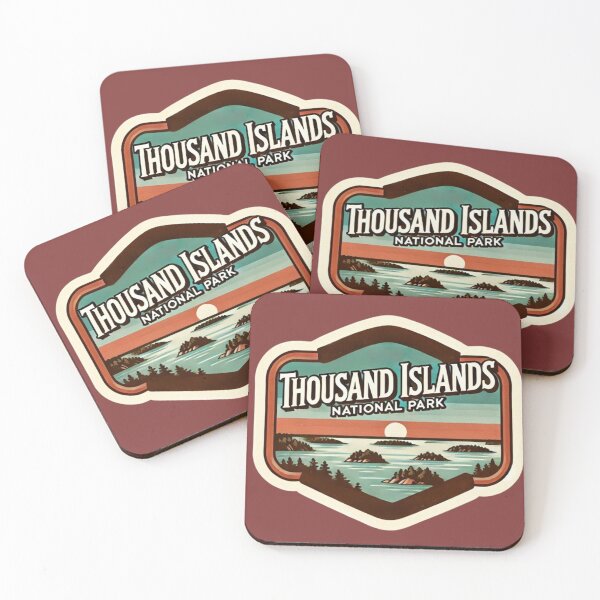 Item preview, Retro 1970s Thousand Islands National Park designed and sold by PinUpPizzazz.
