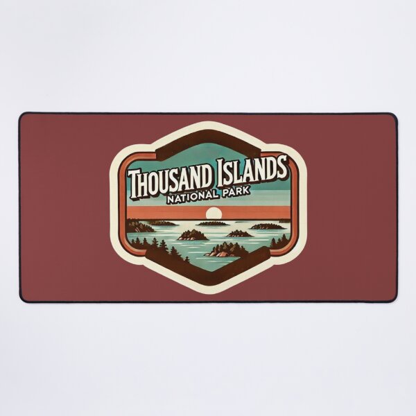 Item preview, Retro 1970s Thousand Islands National Park designed and sold by PinUpPizzazz.