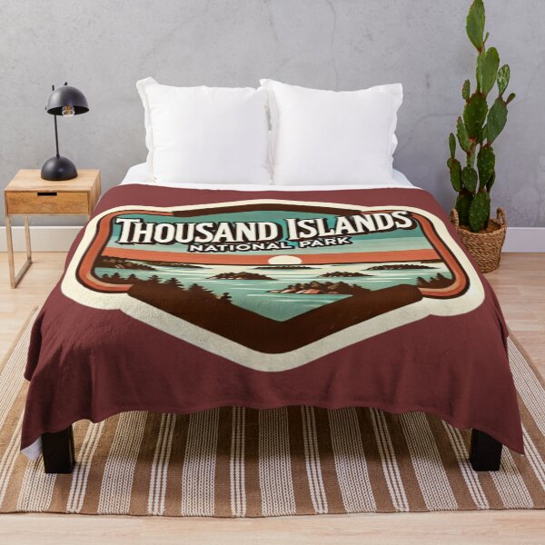 Item preview, Retro 1970s Thousand Islands National Park designed and sold by PinUpPizzazz.