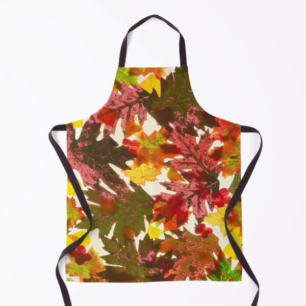 Item preview, Autumn Forest Green And Red Leaves Fall Art designed and sold by DEC02.