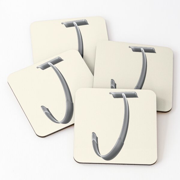 Item preview, 3D Metallic Letter J Typography Design designed and sold by Tem‑Tip of pen.