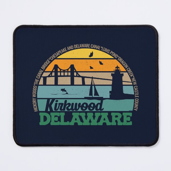 Item preview, Kirkwood Delaware Retro Sunset Local Pride Logo designed and sold by CRHPOD20.