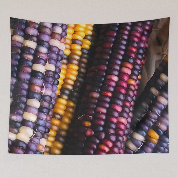 Item preview, Autumn Decorative Corn Ears Close-Up Art Photo designed and sold by DEC02.