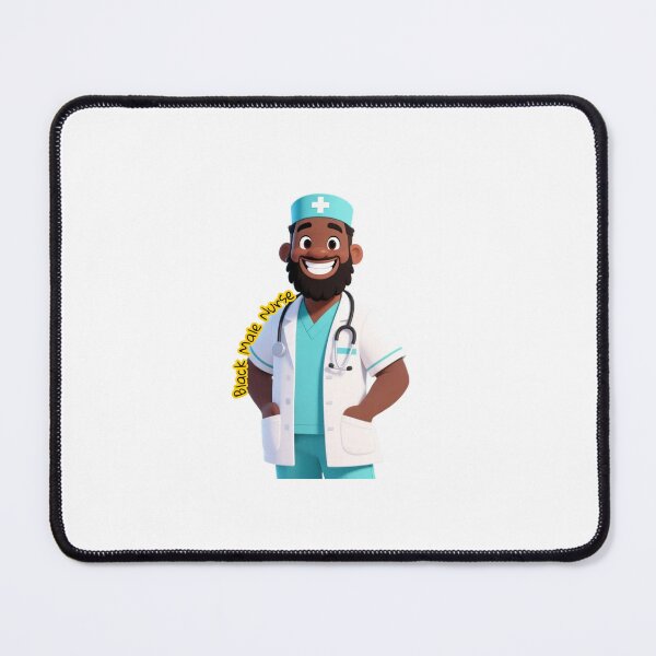 Item preview, Black Male Registered Nurse designed and sold by EntrepreneurKid.