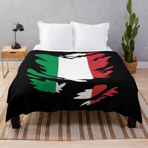 Item preview, RIPPED SHIRT FLAG INSIDE - ITALY - Fans and Teams for Men and Women T-shirt-Recovered designed and sold by wallsandpatts.