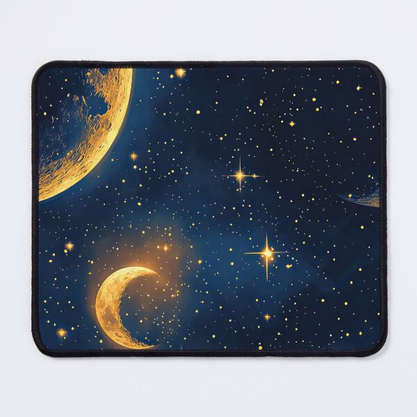 Item preview, Seamless Pattern of Stars and Moons in Night Sky designed and sold by MamaDong.