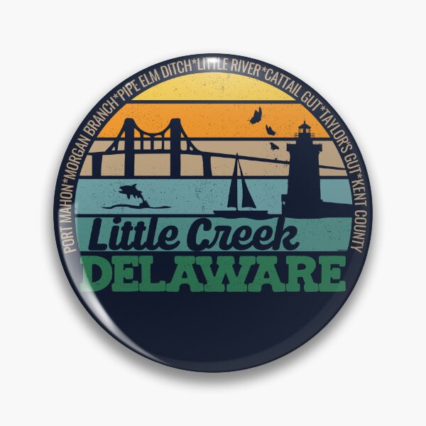 Item preview, Little Creek Delaware Retro Sunset Local Pride Logo  designed and sold by CRHPOD20.