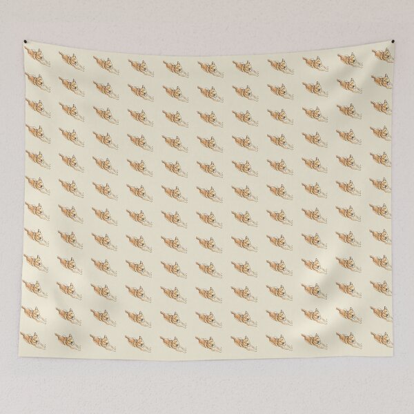 Item preview, Tan mixed dog laying down designed and sold by rita-andi.