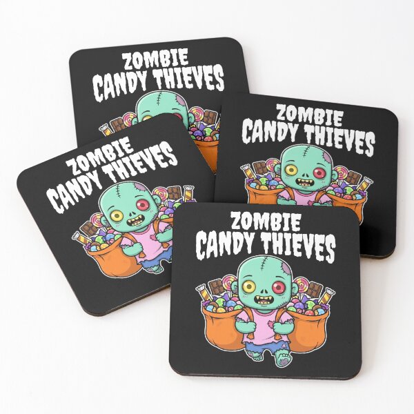 Item preview, ZOMBIE CANDY THIEVES - ZOMBIE HALLOWEEN designed and sold by KEF Custom.