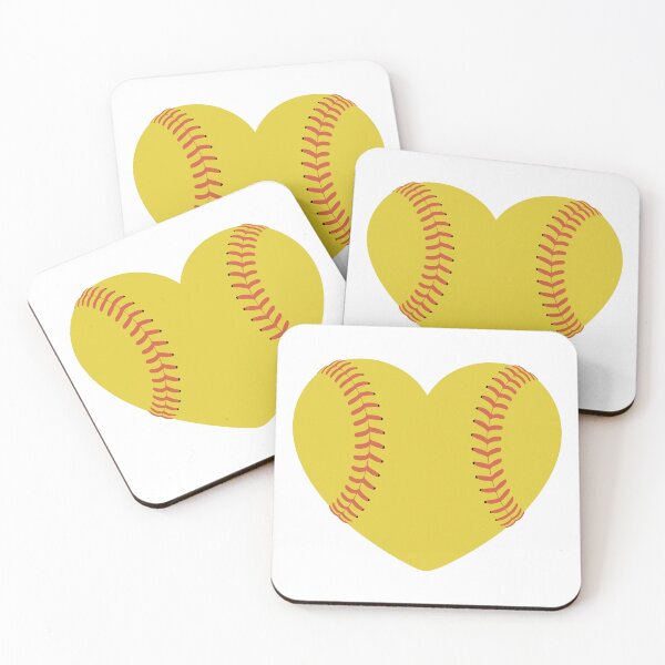 Item preview, Softball Heart Love Sports  designed and sold by styleonestaa.