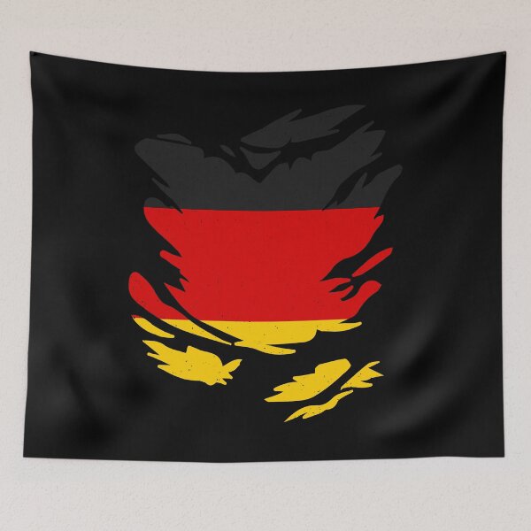 Item preview, RIPPED SHIRT FLAG INSIDE - GERMANY - Fans and Teams for Men and Women T-shirt-Recovered designed and sold by wallsandpatts.
