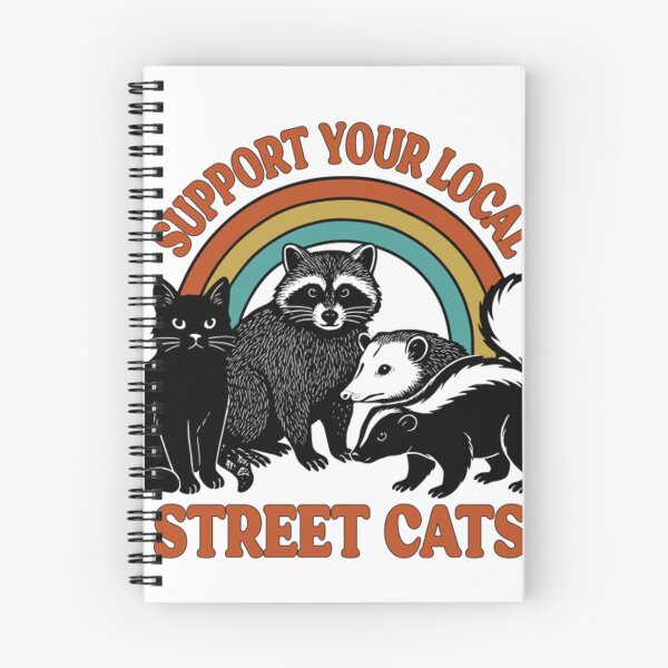 Item preview, Support Your Local Street Cats – Vintage Rainbow Animal Rescue designed and sold by BrionnaDani.