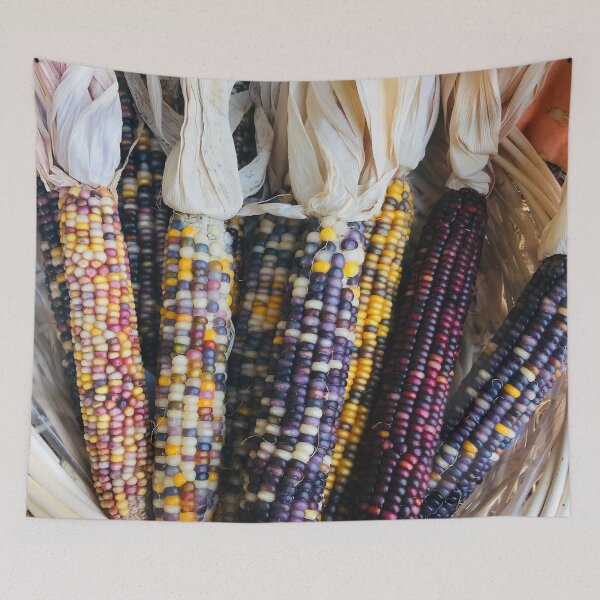 Item preview, Autumn Basket Filled With Colorful Ears Of Corn designed and sold by DEC02.