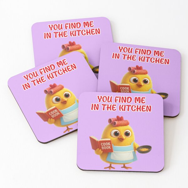 Item preview, Cute chick in the kitchen designed and sold by Mauswohn.
