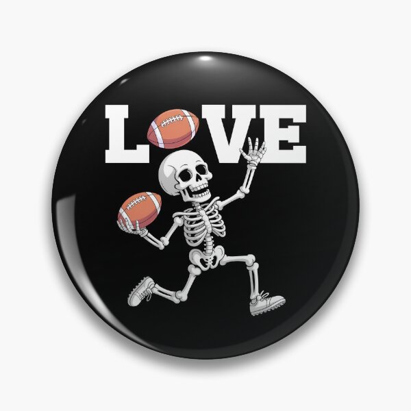 Item preview, Skeleton Playing Football Funny Love Graphic  designed and sold by Colorful Designs.