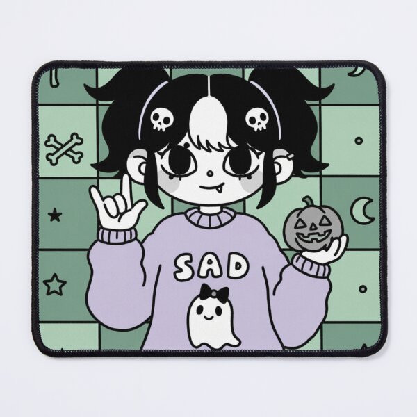 Item preview, Sad Ghost Club - Pastel Goth Girl with Pumpkin and Ghost designed and sold by Lixxie29.