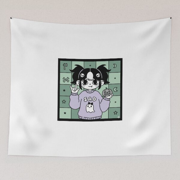 Item preview, Sad Ghost Club - Pastel Goth Girl with Pumpkin and Ghost designed and sold by Lixxie29.