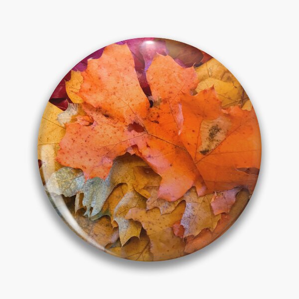 Item preview, Bright and Colorful Autumn Leaves in Pumpkin Spice Art Photo designed and sold by DEC02.