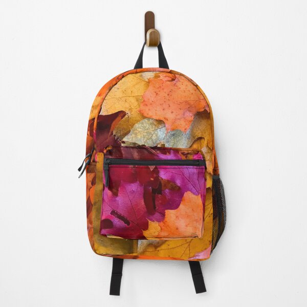 Item preview, Bright and Colorful Autumn Leaves in Pumpkin Spice Art Photo designed and sold by DEC02.