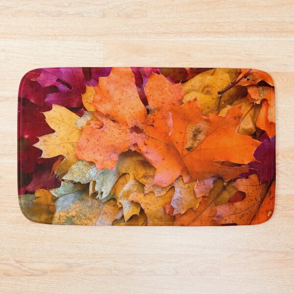 Item preview, Bright and Colorful Autumn Leaves in Pumpkin Spice Art Photo designed and sold by DEC02.