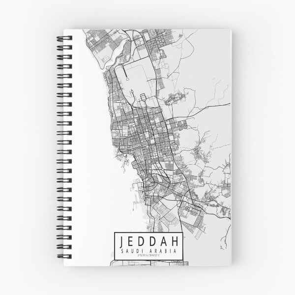 Item preview, Jeddah City Map of Makkah, Saudi Arabia - Light designed and sold by deMAP.