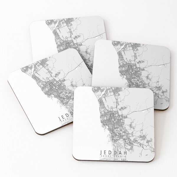 Item preview, Jeddah City Map of Makkah, Saudi Arabia - Light designed and sold by deMAP.