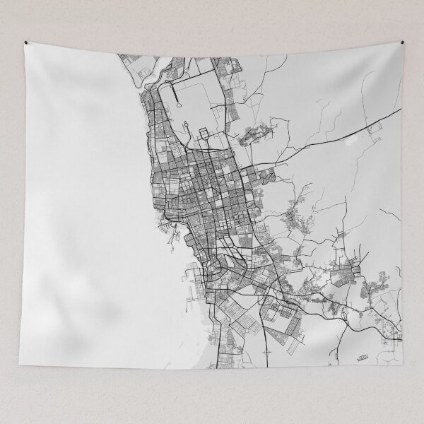 Item preview, Jeddah City Map of Makkah, Saudi Arabia - Light designed and sold by deMAP.