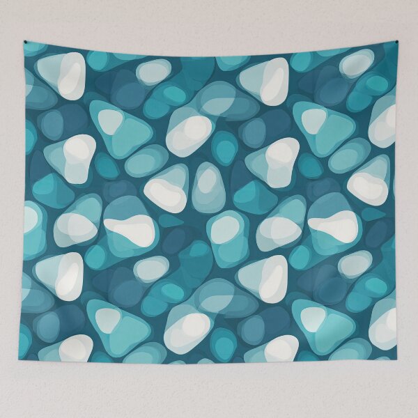 Item preview, Abstract Ocean Pebble Pattern designed and sold by Kybruno's Creations.